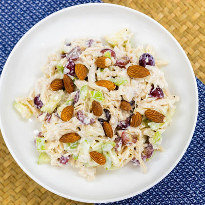 Waldorf chicken salad with apple, celery and grapes – bariatric recipe by Celebrate Vitamins