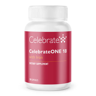 CelebrateONE 18 Once Daily Bariatric Multivitamin with Iron