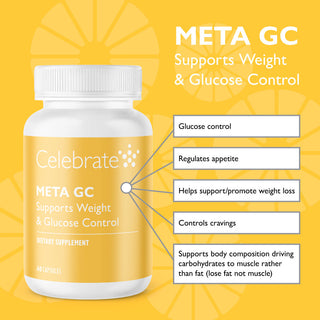 META GC Contrôle du glucose et soutien à la perte de poids, gélules