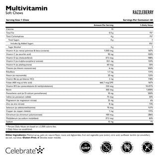 Multivitamine bariatrique Pâte à mâcher, Sans Fer