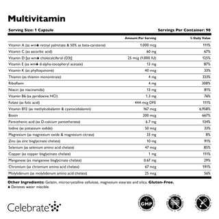 Multivitamine bariatrique sans Fer Capsules