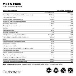 Soutien nutritionnel META Multi GLP-1 