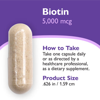 Biotine 5.000 mcg, Gélules