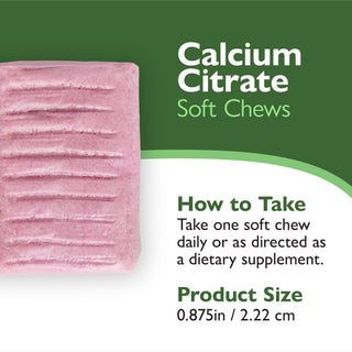 Calcium Citrate, Pâte à mâcher