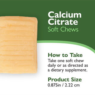 Calcium Citrate, Pâte à mâcher