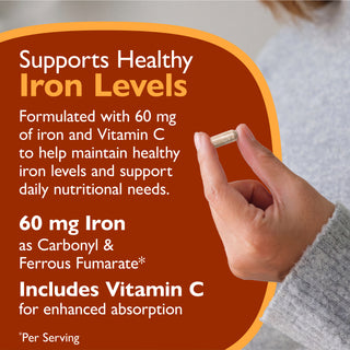 Fer 60 mg + Vitamine C, Gélules