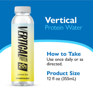 Eau protéinée transparente « Vertical »