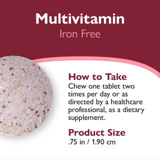 Multivitamine bariatrique sans Fer, A mâcher