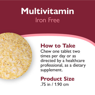 Multivitamine bariatrique sans Fer, A mâcher
