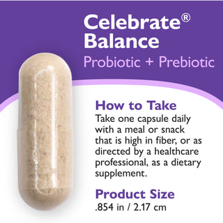 Celebrate® BALANCE Probiotique + Prébiotique, gélules