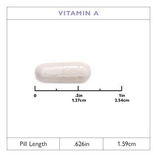 Vitamine A 7.500mcg (25.000 IU), Gélules